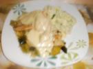 Rotbarschfilet auf Porree und Senfsauce - Rezept