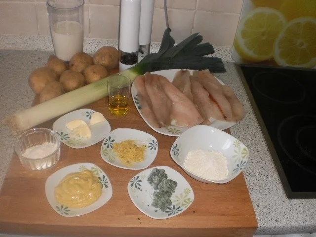 Rezept: Rotbarschfilet auf Porree und Senfsauce Bild Nr. 2 Rotbarschfilet auf Porree und Senfsauce - Rezept - Bild Nr. 2