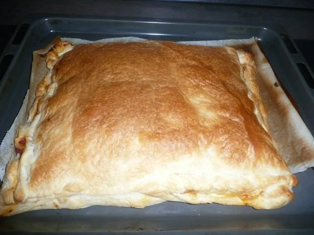 Calzone aus Blätterteig - Rezept