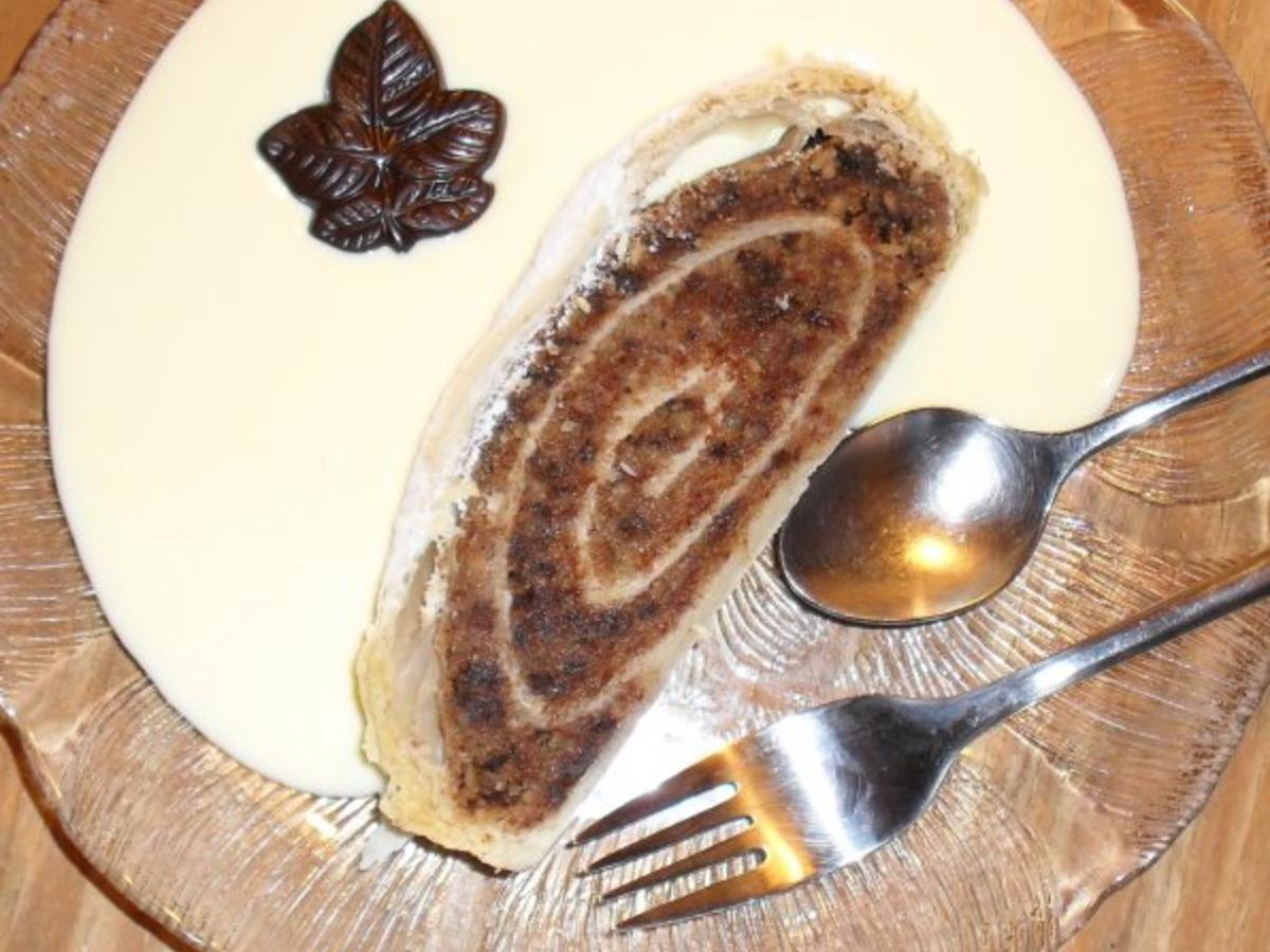 Schoko Nuss Strudel - einfach - 374 kcal/100g