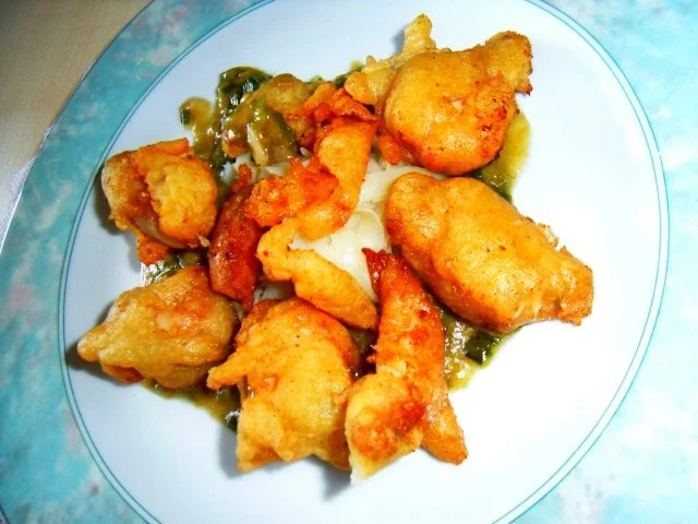 ✰ Knusprig frittiertes Hühnchen auf Barbecue Art ✰ - Rezept