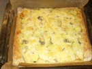 Pizza mit Zucchini und Gorgonzola - Rezept