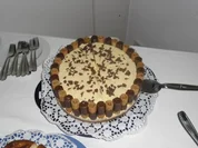Eierlikör-Pfirsich-Torte - Rezept