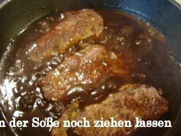 Bisonscheiben in kräftiger Soße - Rezept - Bild Nr. 5