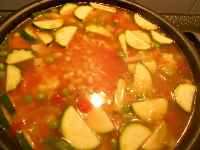 Italienische Gemüsesuppe Minestrone Vegetarisch - Rezept - Bild Nr. 25