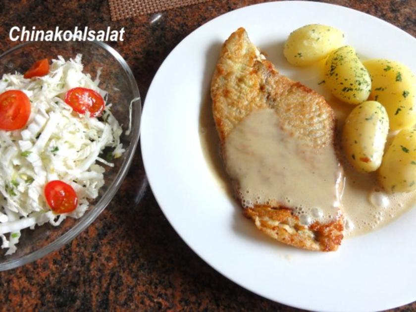 Fisch: SCHOLLENFILET an Senfsauce - Rezept - kochbar.de