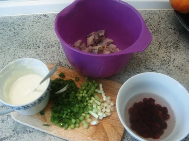 Rezept: Matjes -.Cranberry-Salat Bild Nr. 3 Matjes -.Cranberry-Salat - Rezept - Bild Nr. 3