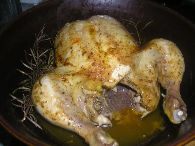 Brathendl mit Rosmarin und Knoblauch - Rezept - Bild Nr. 2