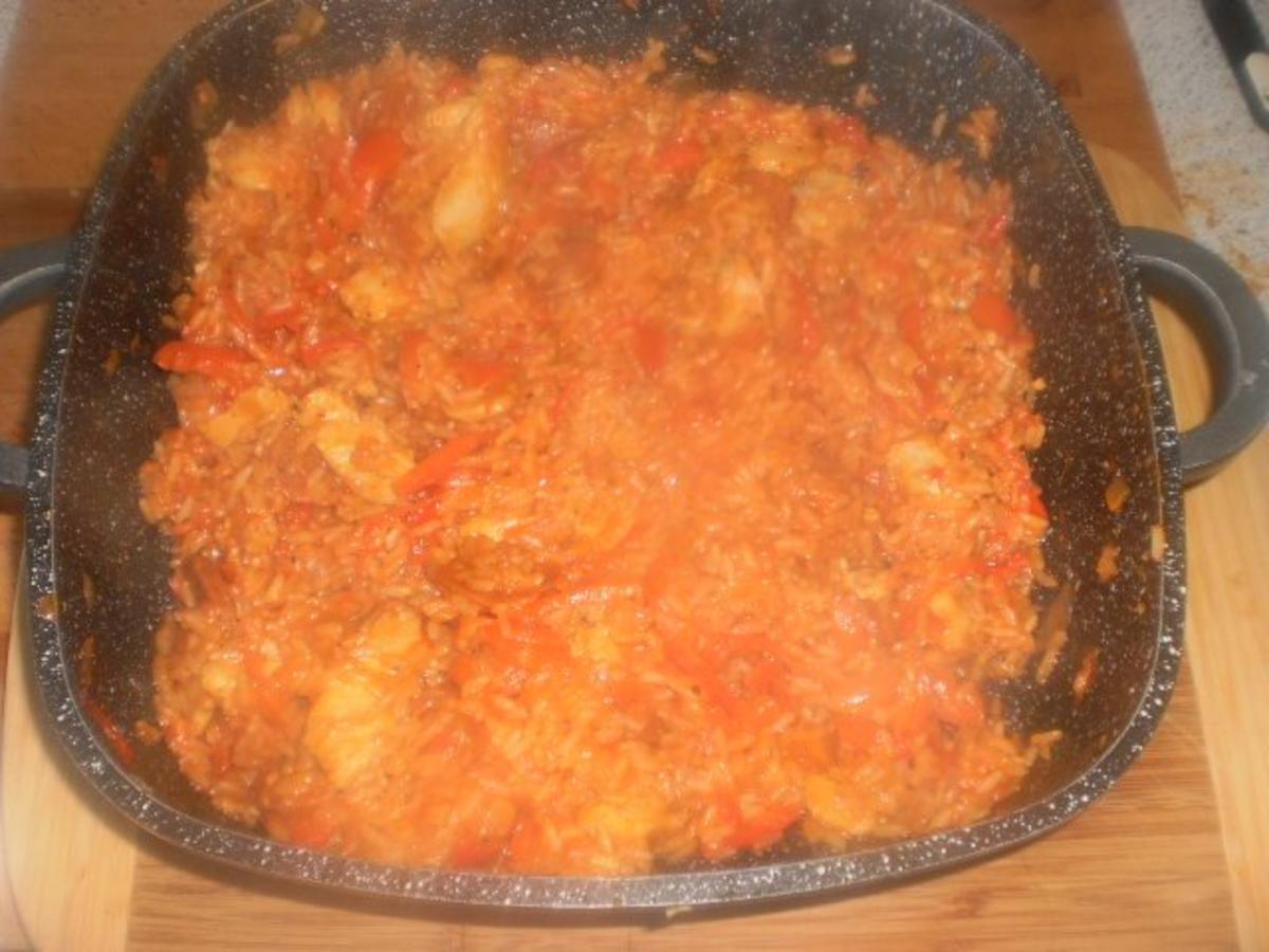 Hähnchen-Reis-Topf mit Chorizo - Rezept - Bild Nr. 16