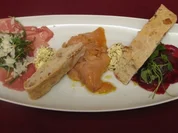 "Al Capone‘s Opening" - Dreierlei Carpaccio mit selbstgemachtem Puglieser Brot - Rezept