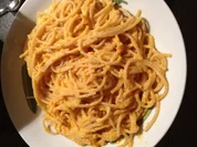 Nudeln mit Karottensauce - Rezept