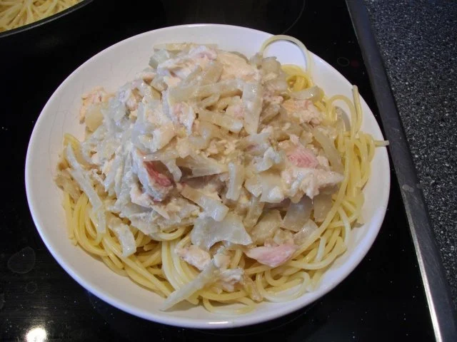 Rezept: Forellen-Fenchel-Nudeln Bild Nr. 2 Forellen-Fenchel-Nudeln - Rezept - Bild Nr. 2