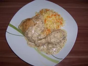 Hähnchenschenkel in Ingwer - Zitronen - Sauce - Rezept