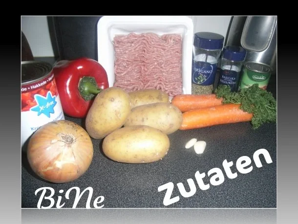 Rezept: BiNe` S HACKFLEISCHSUPPE Bild Nr. 2 BiNe` S HACKFLEISCHSUPPE - Rezept - Bild Nr. 2