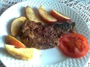 Leber, gebraten mit Apfel - Rezept