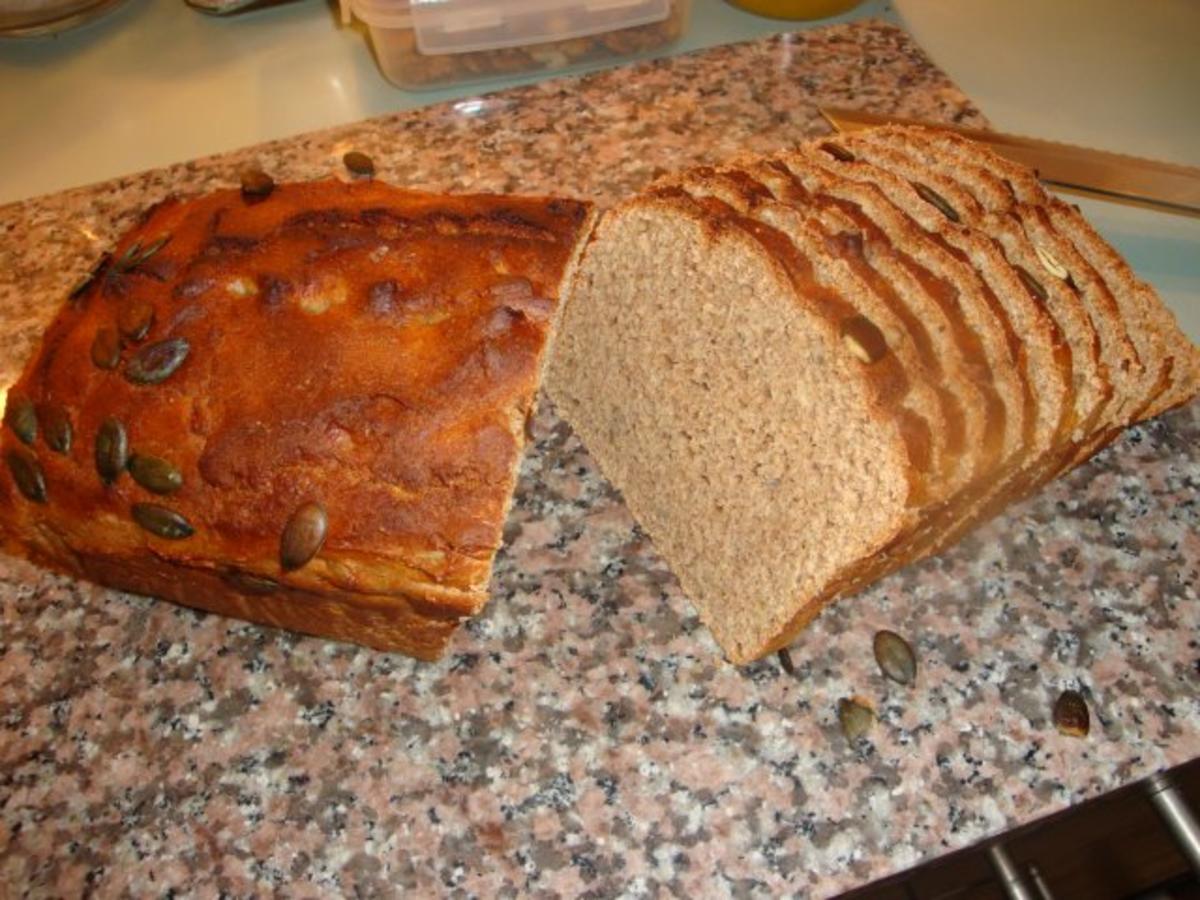 Dinkel-Roggen-Kürbiskern Brot - Rezept - Bild Nr. 5