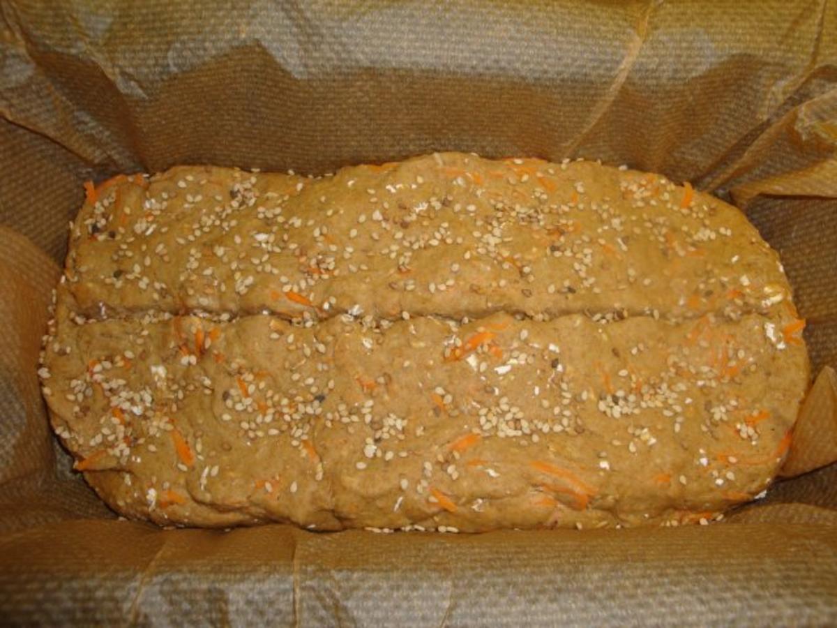 Dinkel-Haferflocken- Möhren Brot - Rezept - Bild Nr. 6