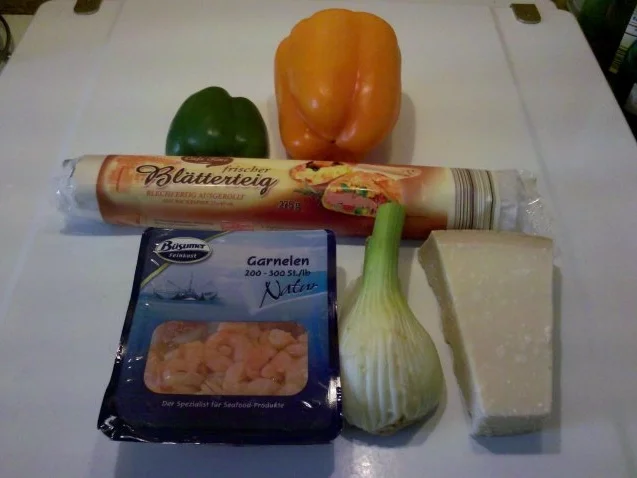 Flammkuchen: Pikanter Garnelen-Flammkuchen â la Gudrun - Rezept - Bild Nr. 5