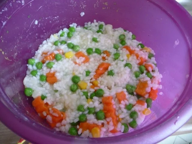 Schwein : Hals (Nacken, Kamm) aus dem Backofen mit Gemüsereis - Rezept - Bild Nr. 14