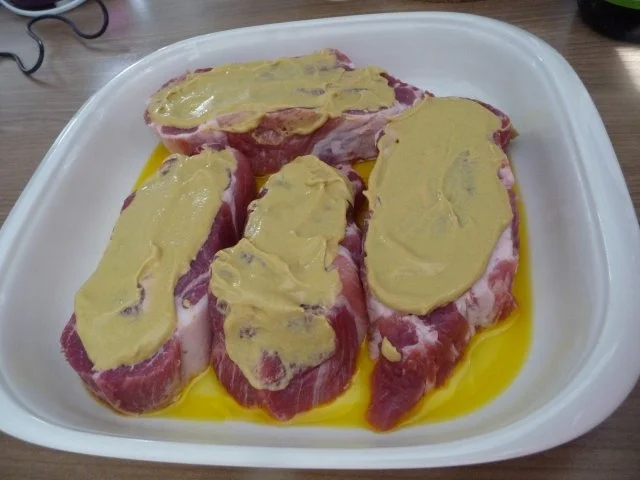 Schwein : Hals (Nacken, Kamm) aus dem Backofen mit Gemüsereis - Rezept - Bild Nr. 6