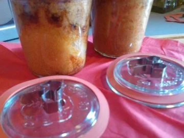 Rezept: Apfelkuechlein mit Boerenjongen's im Glas Apfelkuechlein mit Boerenjongen's im Glas - Rezept