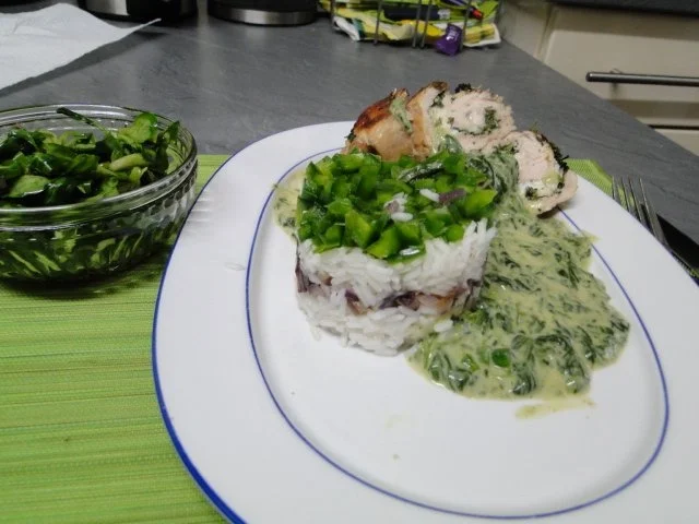 Puten-Ministeaks als Roulade gefüllt mit Ziegenkäse und Petersilie♠ - Rezept - Bild Nr. 10