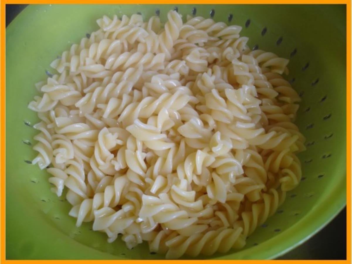 Fusili mit Fleischwurst, einfach