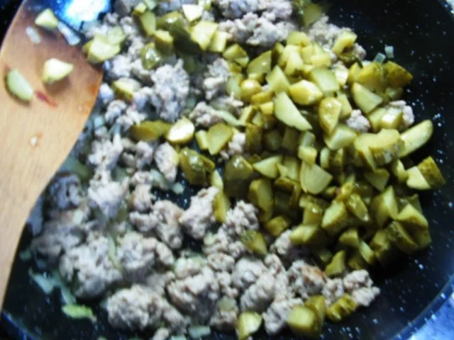 Rezept: Gurken-Hack- Pfanne Bild Nr. 4 Gurken-Hack- Pfanne - Rezept - Bild Nr. 4