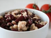 Bohnen Zwiebel Salat - Rezept