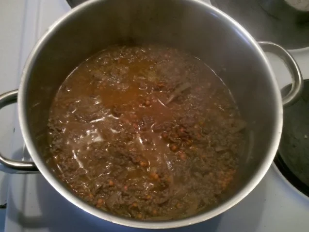 Rezept: Hackfleisch: Hackfleisch-Nudeleintopf im Tandoori-Stil Bild Nr. 5 Hackfleisch: Hackfleisch-Nudeleintopf im Tandoori-Stil - Rezept - Bild Nr. 5