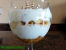 Dessert:   SAHNE-JOGHURT mit Cantuccini - Rezept