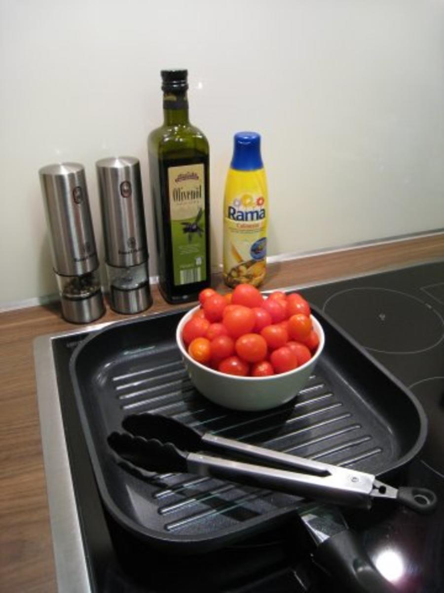 Schweinemedaillons mit gegrillten Tomaten und Kartoffelecken - Rezept - Bild Nr. 3