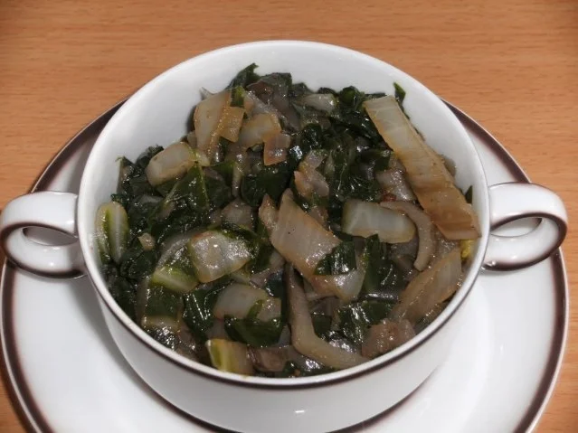 Rezept: Beilage: Mangold mit Bärlauch Beilage: Mangold mit Bärlauch - Rezept