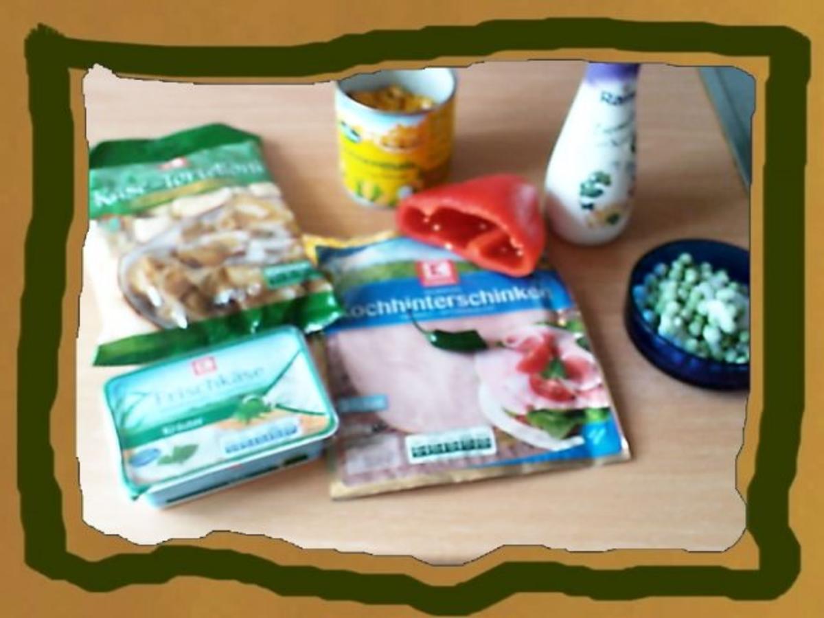 Schinken Gemüsepfanne mit Tortellinis - einfach - 20 kcal/100g