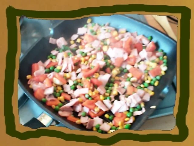 Schinken-Gemüsepfanne mit Tortellinis - Rezept - Bild Nr. 7