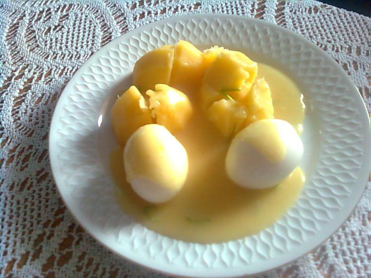Eier in Senfsoße - Rezept