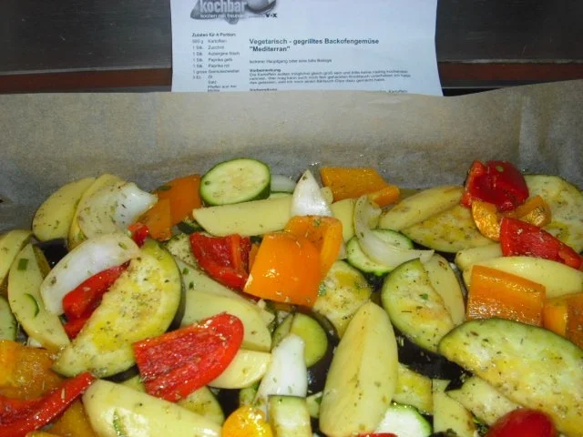 Vegetarisch - gegrilltes Backofengemüse "Mediterran" - Rezept - Bild Nr. 3