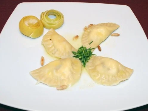 Hausgemachte Ravioli an Zitronenbutter - Rezept