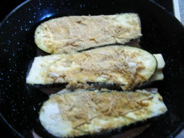 Rezept: Aubergine Cordon bleu Bild Nr. 6 Aubergine Cordon bleu - Rezept - Bild Nr. 6