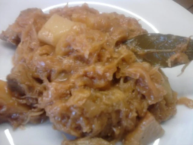 Rezept: Sauerkraut-Gulasch-Eintopf Sauerkraut-Gulasch-Eintopf - Rezept