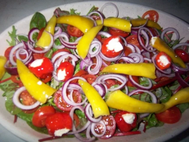 Brotsalat mit zweierlei Peperoncini - Rezept - Bild Nr. 5