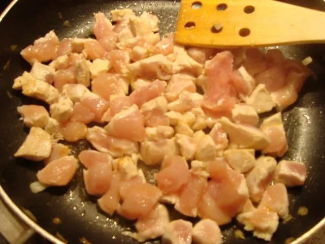 Hähnchengeschnetzeltes mit frischen Champignons - Rezept - Bild Nr. 5