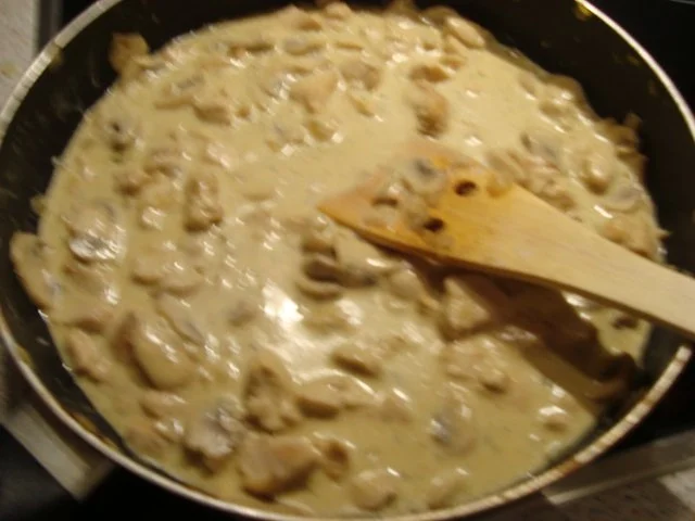 Hähnchengeschnetzeltes mit frischen Champignons - Rezept - Bild Nr. 9