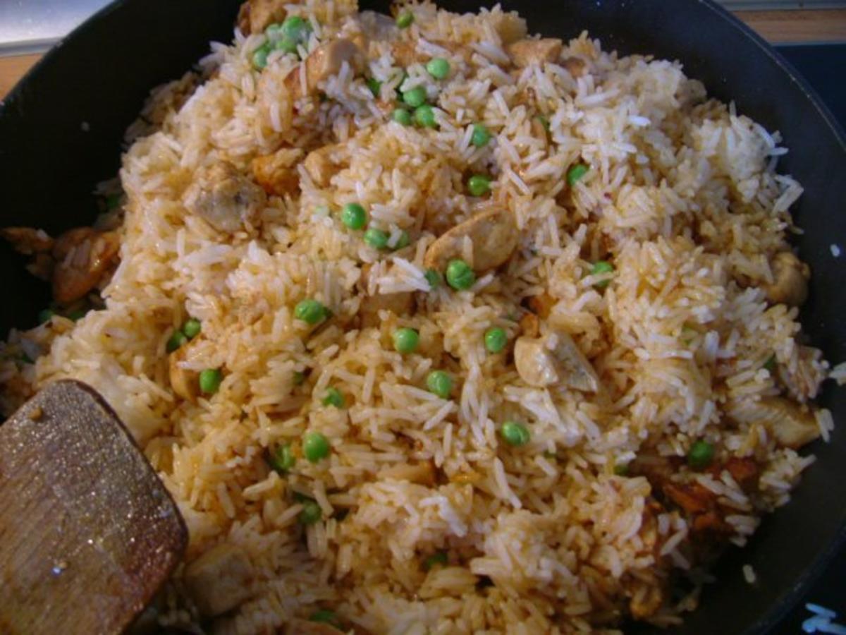 Hähnchen Reis Pfanne - Rezept - Bild Nr. 3