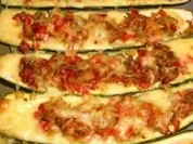 Gefüllte Zucchini - Firinda Kabak dolmasi - Rezept