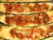 Gefüllte Zucchini - Firinda Kabak dolmasi - Rezept