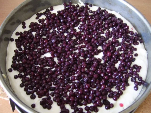 Heidelbeer-Schmand-Streuselkuchen - Rezept