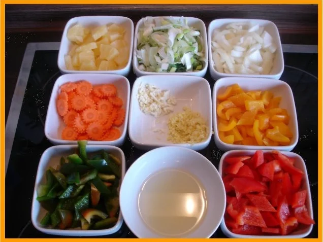 Fleischbällchen in Gemüse süß-sauer - Rezept - Bild Nr. 7