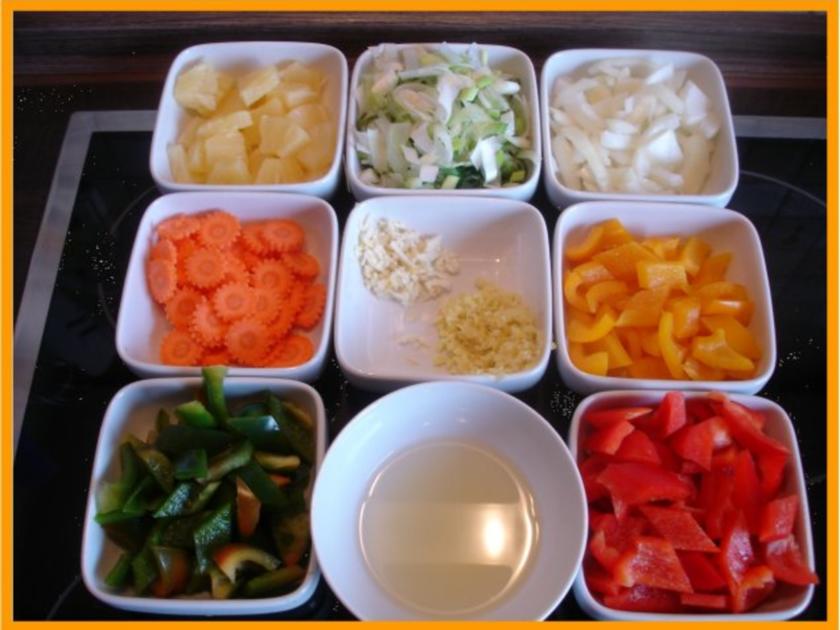 Fleischbällchen in Gemüse süß-sauer - Rezept - kochbar.de