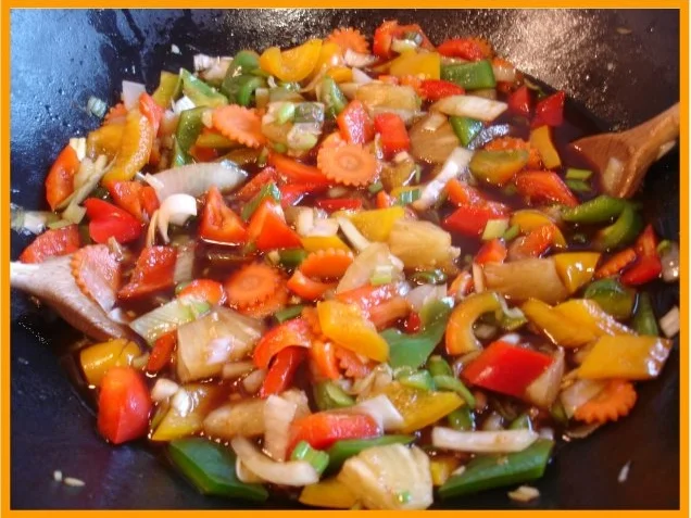 Fleischbällchen in Gemüse süß-sauer - Rezept - Bild Nr. 19